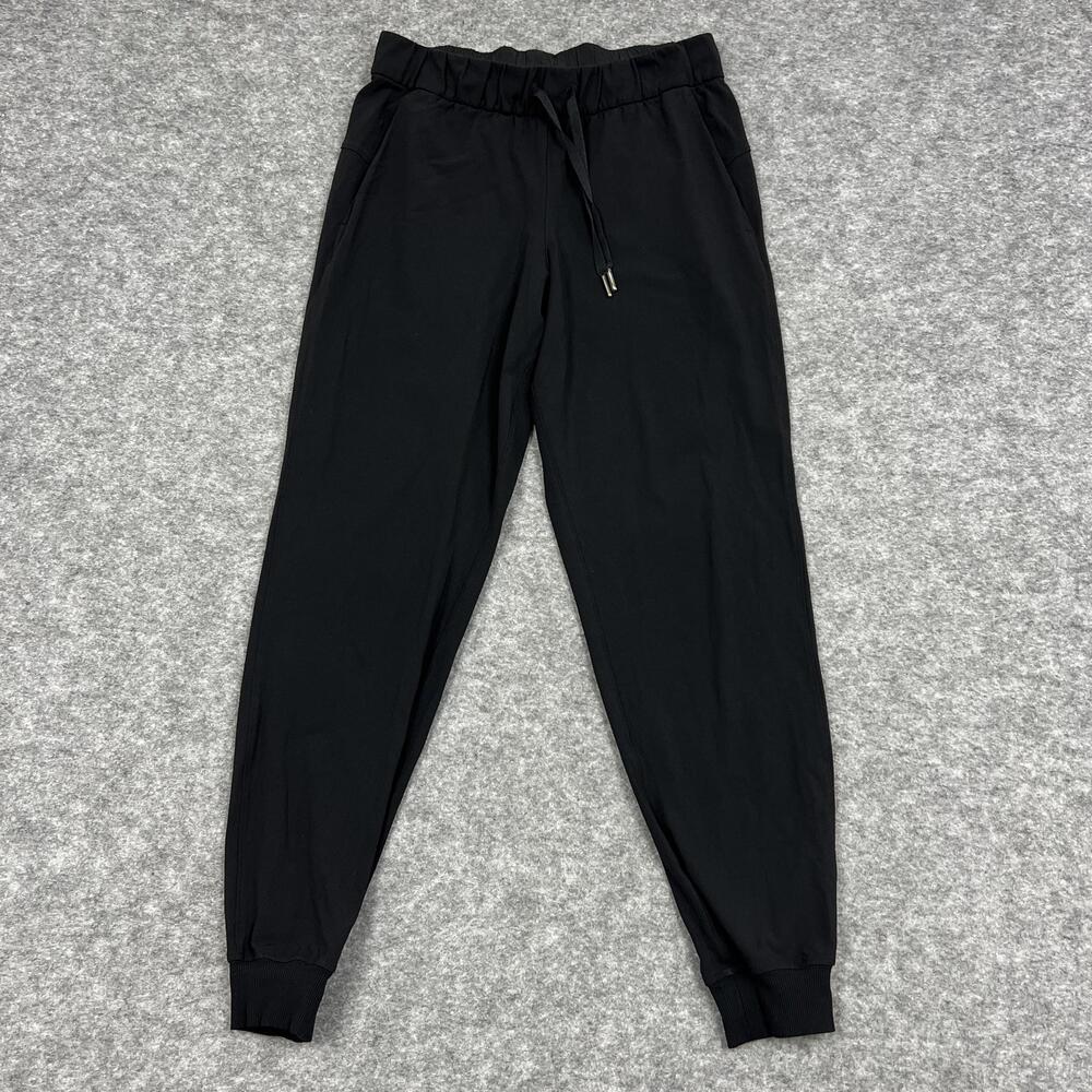 LULULEMON Pants Womens 6 Black Jogger On the Fly Joggers Luxtreme Travel LW5CPJS